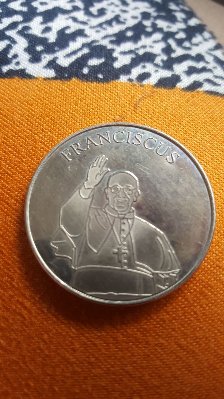 moeda belga (papa francisco)