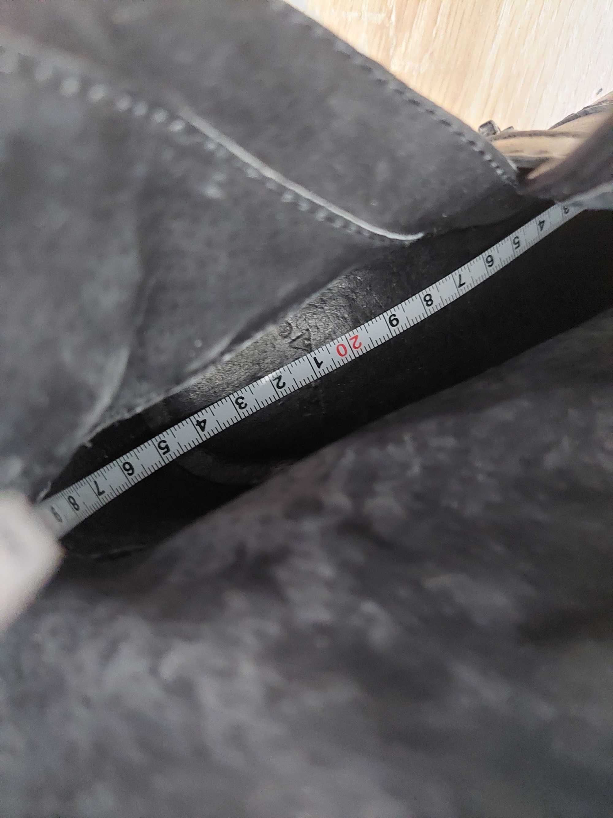 ZARA, kozaki skórzane r.37