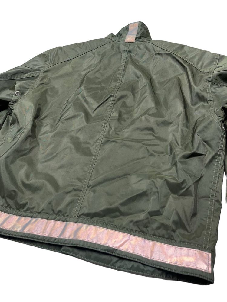 Belstaff вінтажна нейлонова куртка бомбер  з рефлективом М розмір