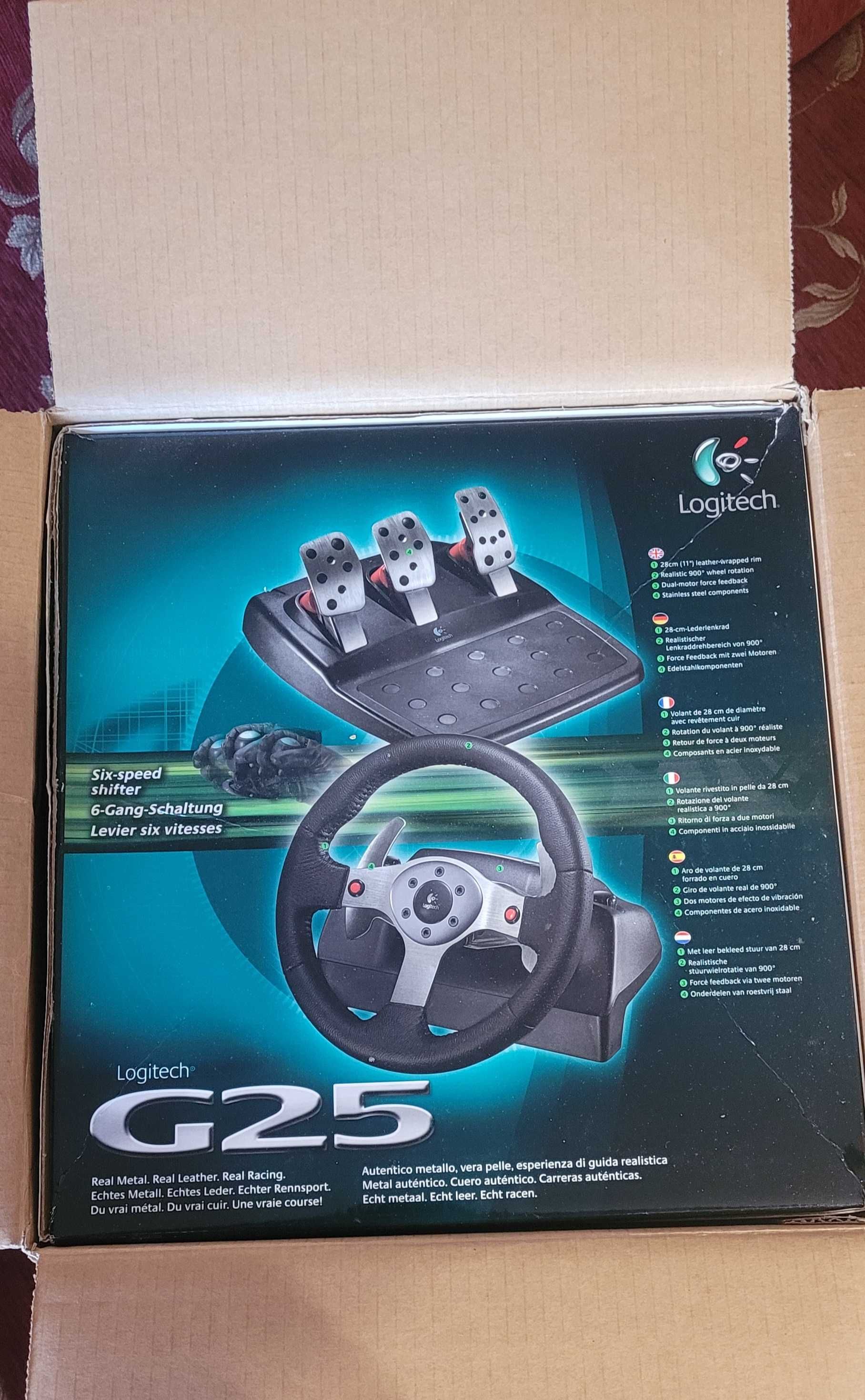 Руль logitech g25 (комплект)