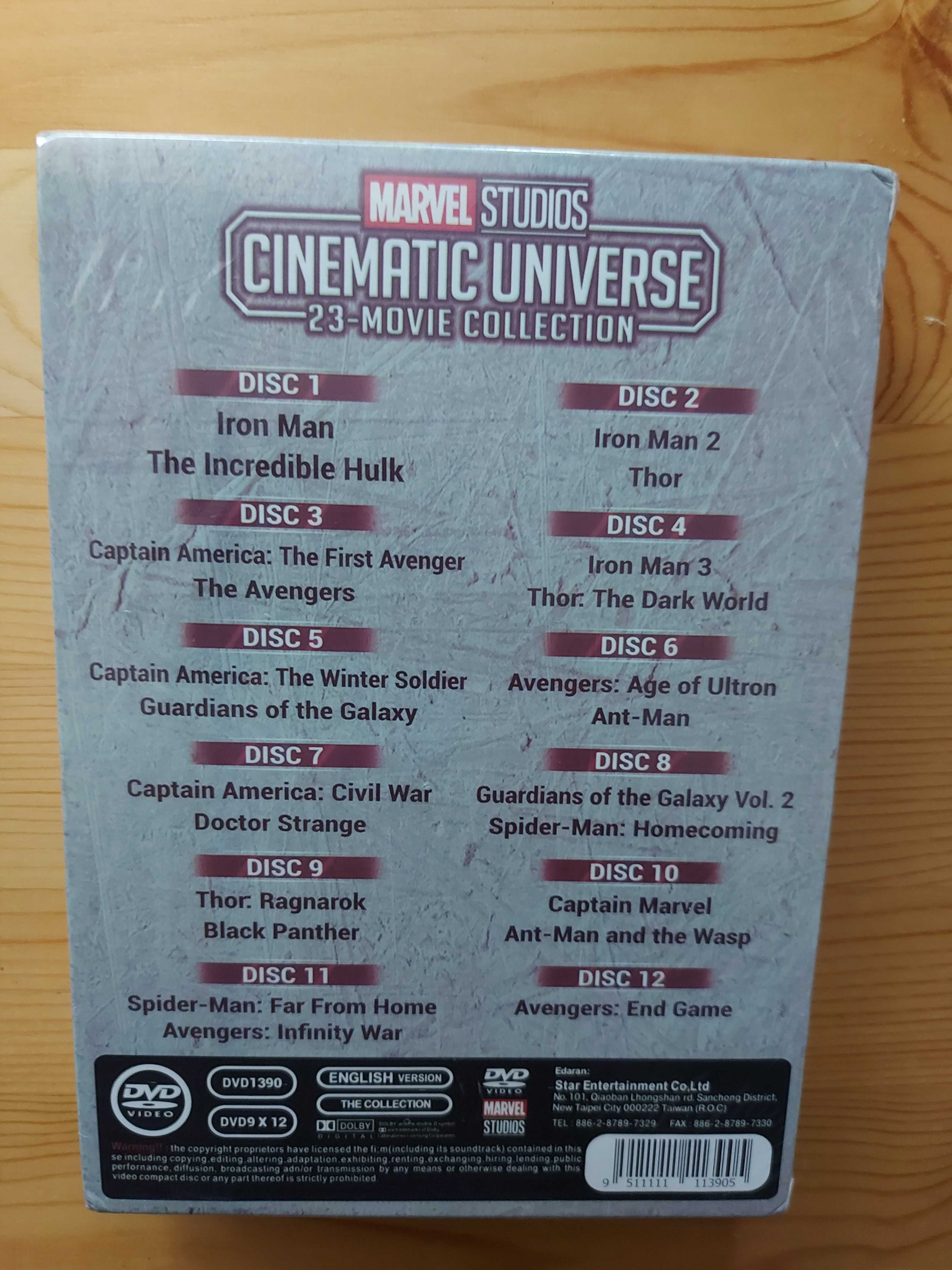 Marvel Studio Cinematic Universe - 23 filmy DVD