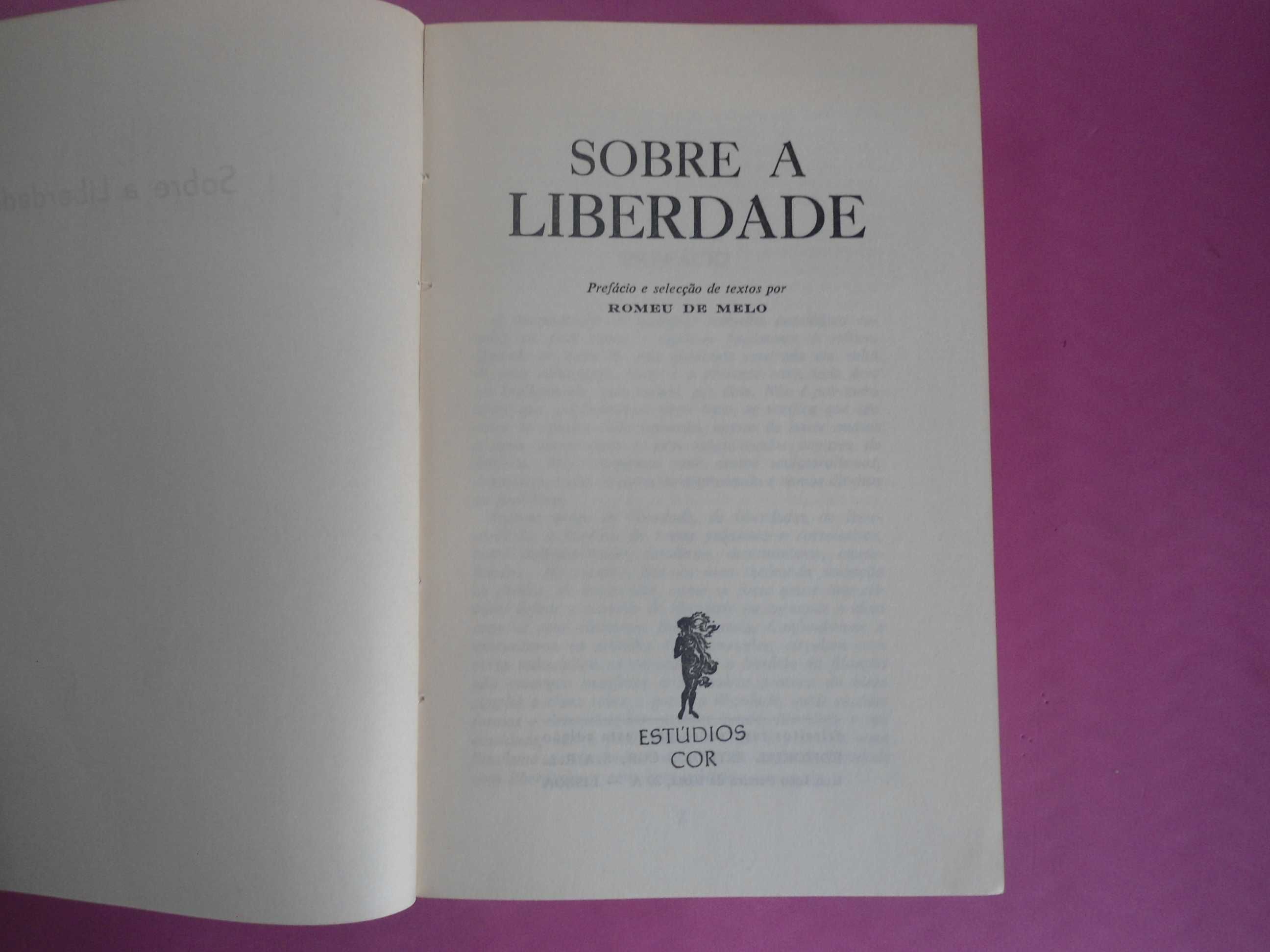 Sobre a Liberdade (antologia) por Romeu de Melo