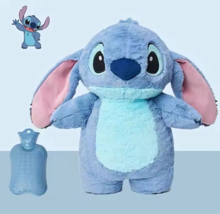 Мʼяка іграшка стіч з грілкою stitch, Іграшка лабубу стіч сумка дитяча