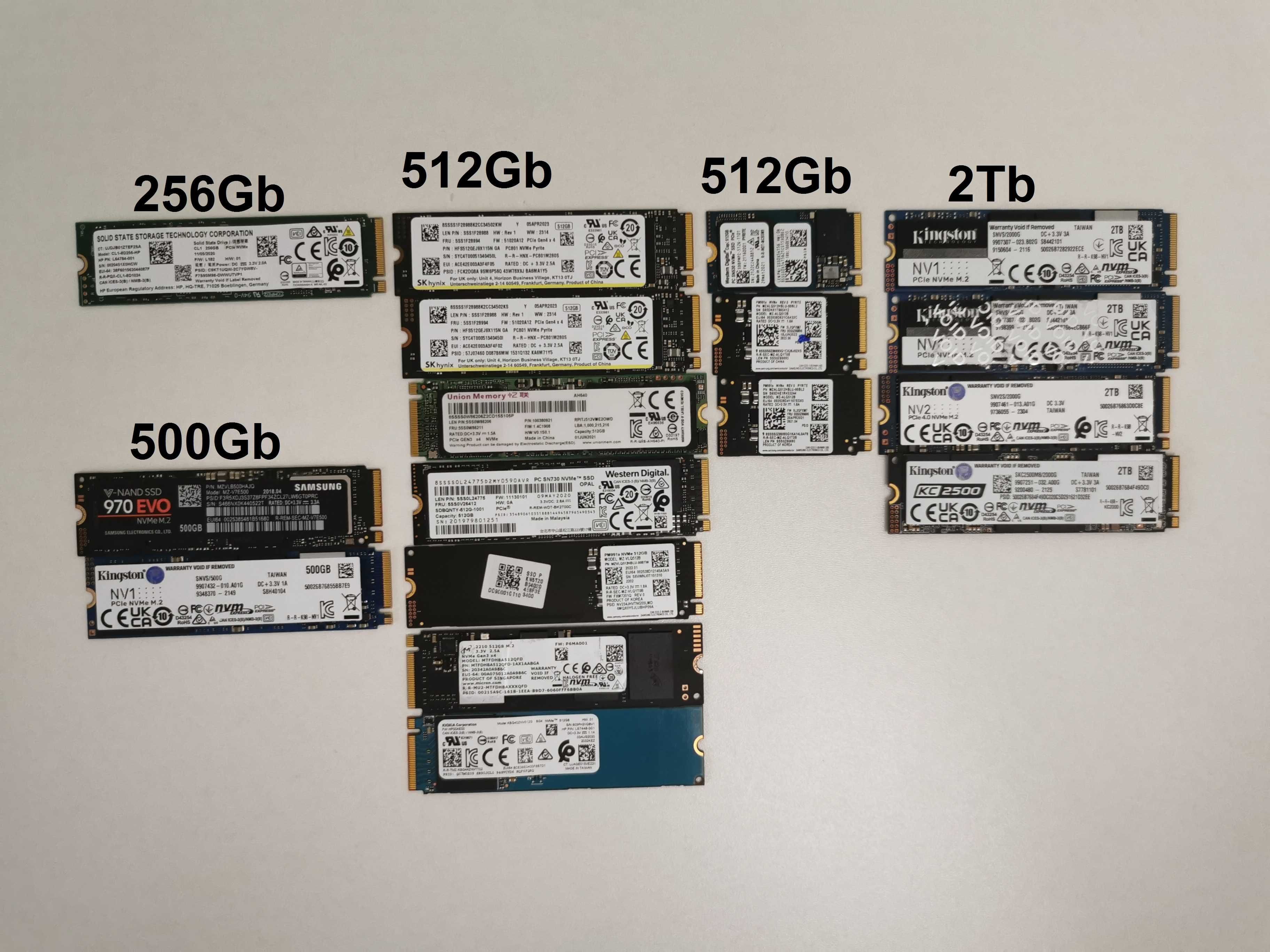 SSD M.2 NVME  1Tb  2Tb Kingston KC2500 NV1  NV2  2000Gb  1000Gb