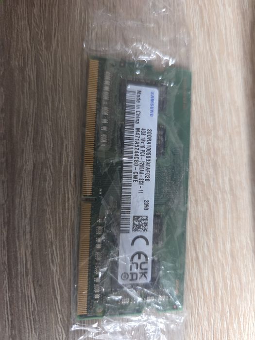 Pamięć RAM 4GB DDR 4 3200Ghz Samsung do laptopa