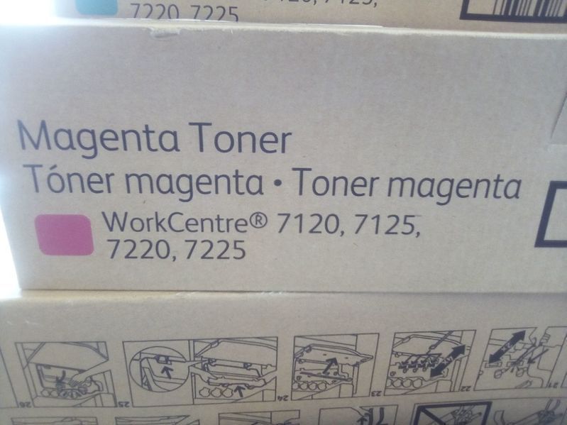 Xerox 7120 toner original todas as cores