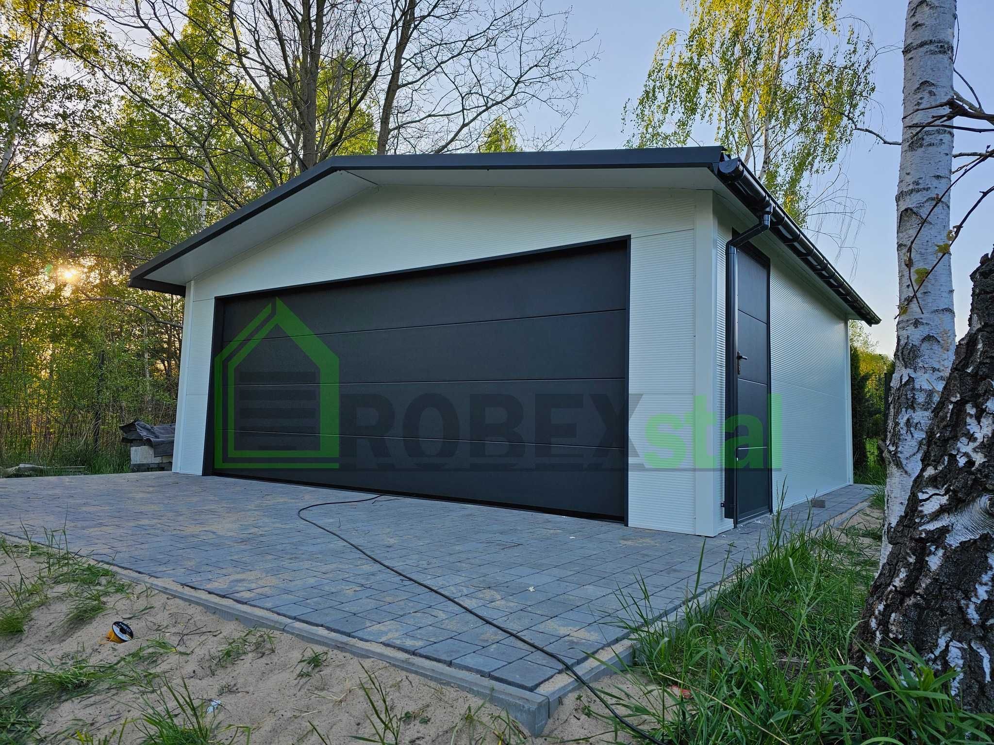 garaż ocieplany 5x7 płyta warstwowa brama segmentowa MONTAŻ CAŁY KRAJ