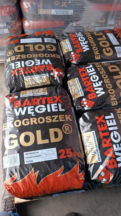Węgiel groszek ekogroszek BARTEX GOLD 27-29mj/kg