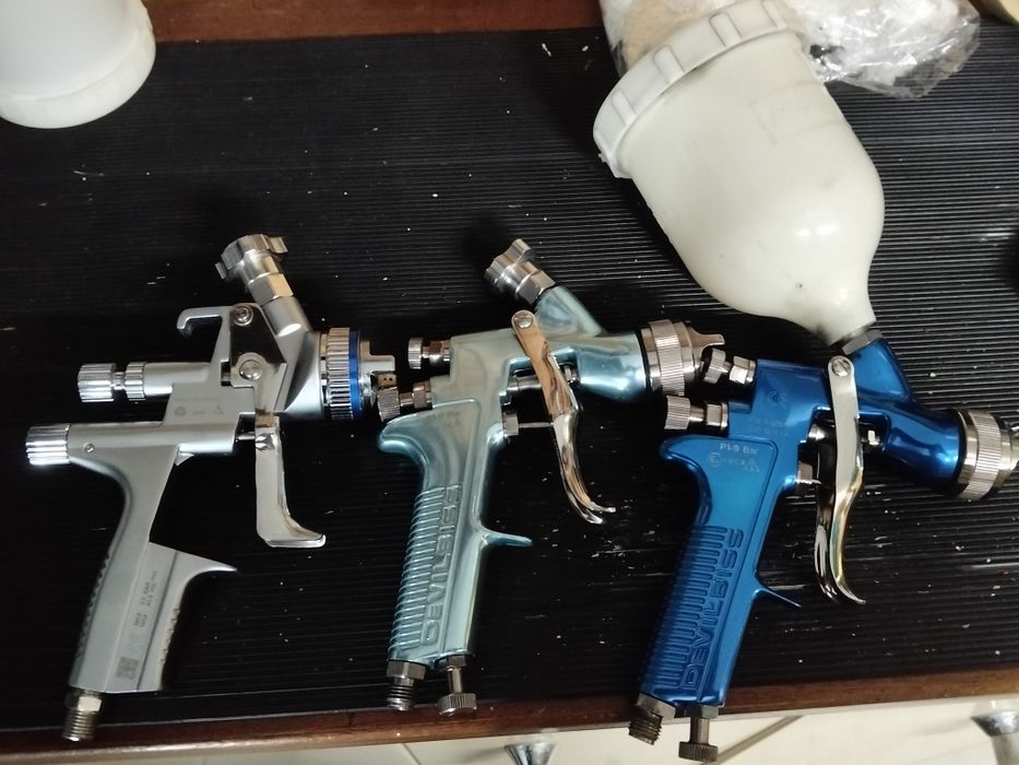 Pistolas de pintura devilbiss e sata