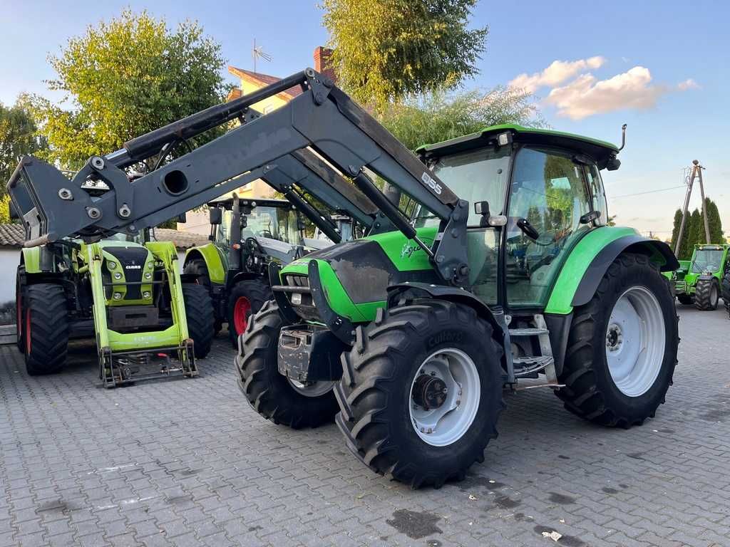 DEUTZ-FAHR AGROTRON K90 + QUICKE Q55 / Przednia oś amortyzowana /