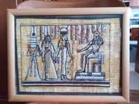 Papirus egipski oryginalny, obraz nr 2 w ramie, Egipt