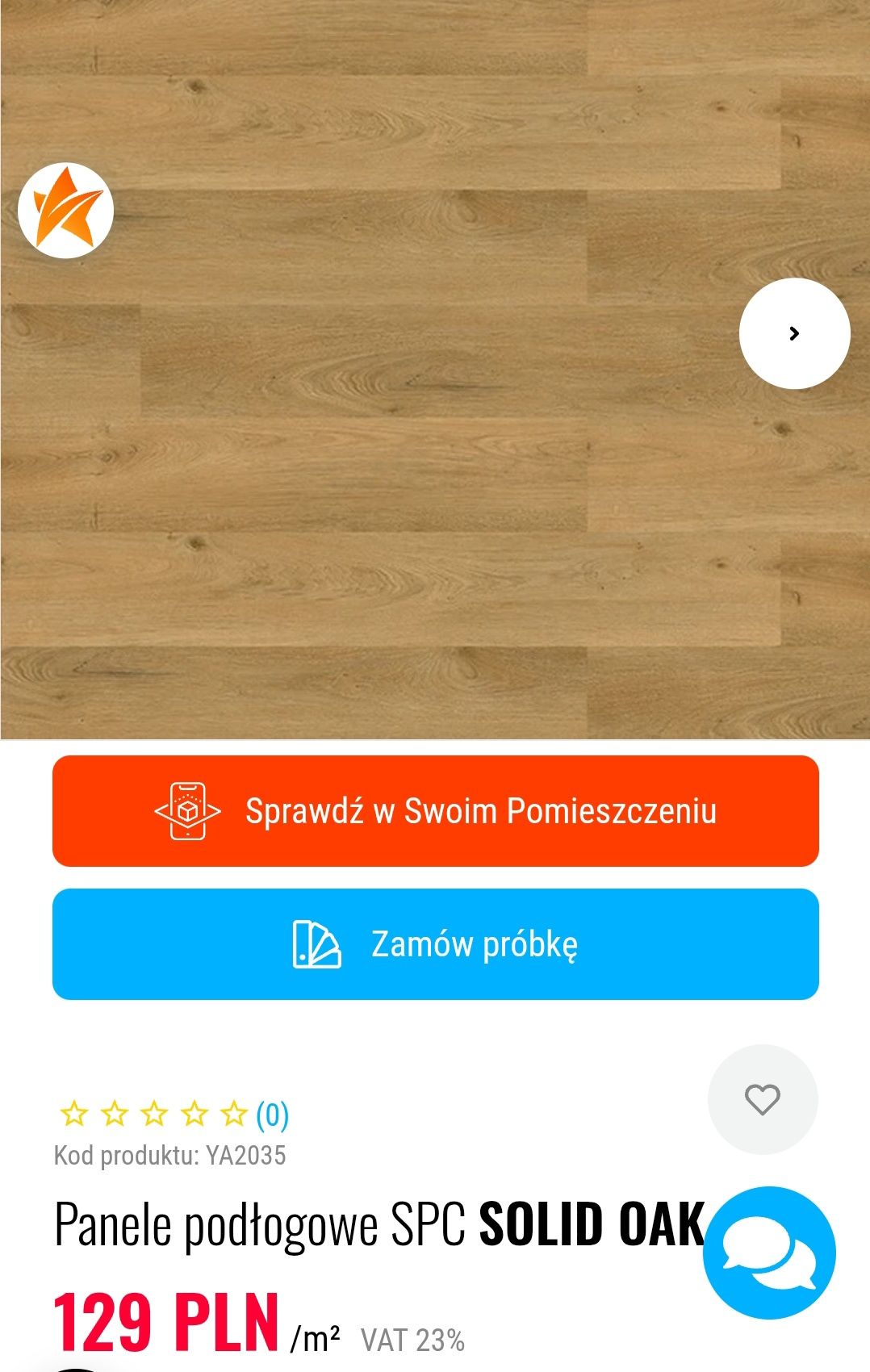 Panel podłogowy SPC Solid OAK z podkładem
