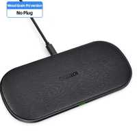 Беспроводная зарядка CHOETECH Dual Wireless Charger 5 Coils Qi T535-S