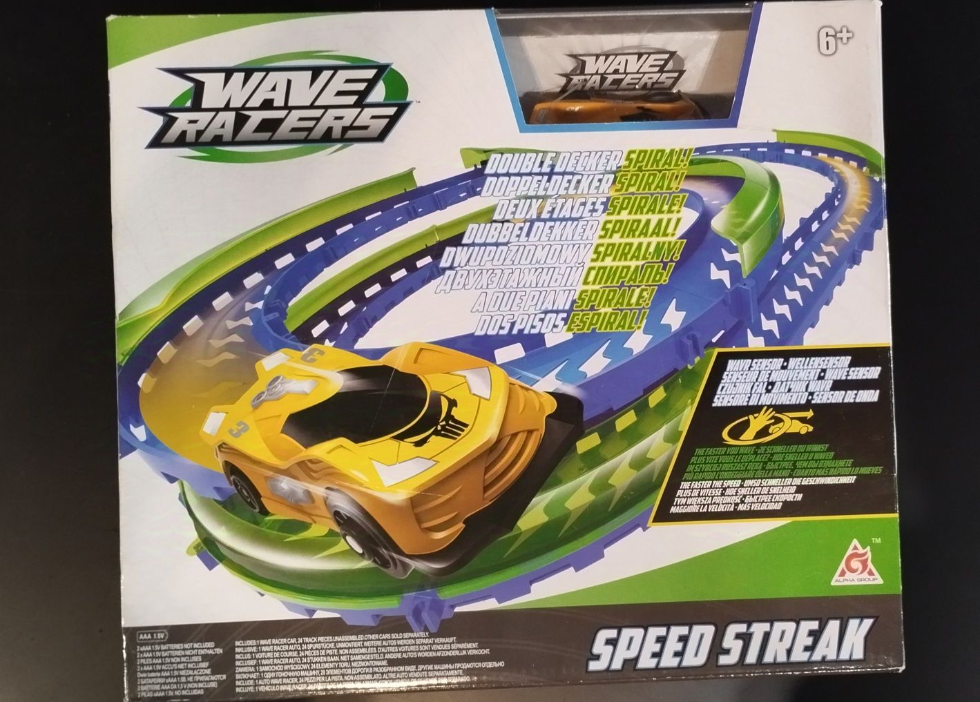 Tor rajdowy Wave Racers wyścig Powrót Napęd Sterowanie gestami