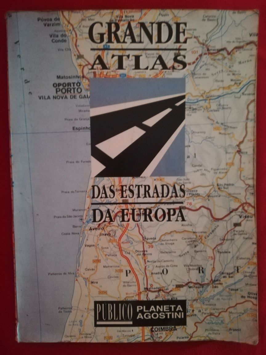 Grande ATLAS das Estradas da Europa - Planeta Agostini / Público