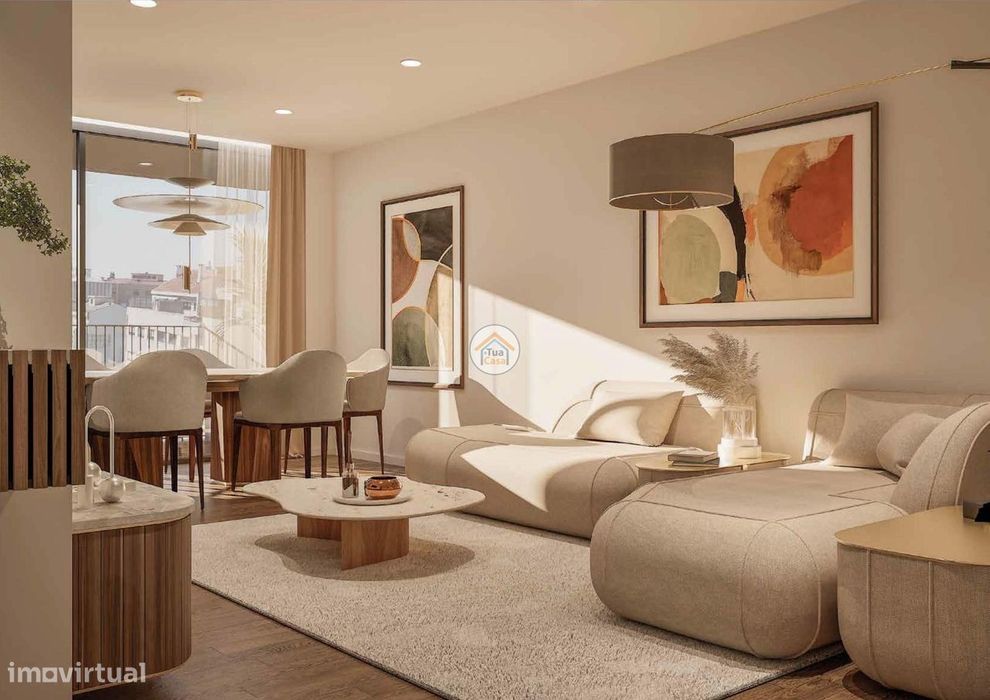 Apartamento T2 de luxo em condomínio exclusivo – Páteo 1896