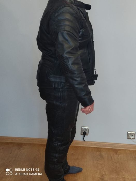 Kurtka i spodnie na motor