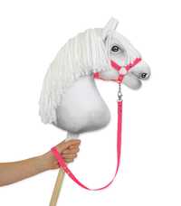 Uwiąz dla Hobby Horse z taśmy – neon pink!