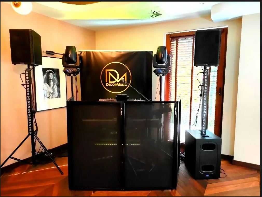 DJ DecorMusic / Obsługa imprez / Nagłośnienie / Oświetlenie/ Wodzirej