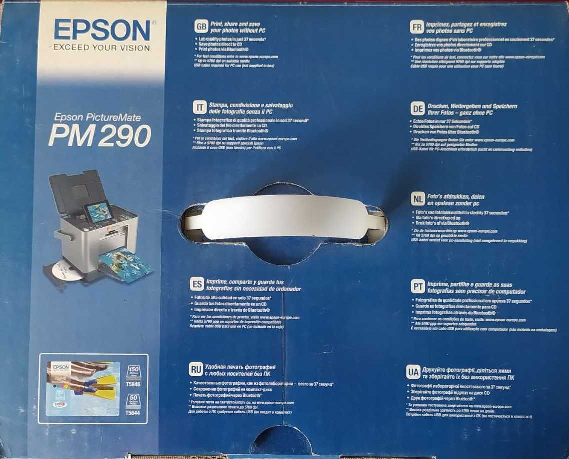 Фотопринтер Epson PM290. Новий