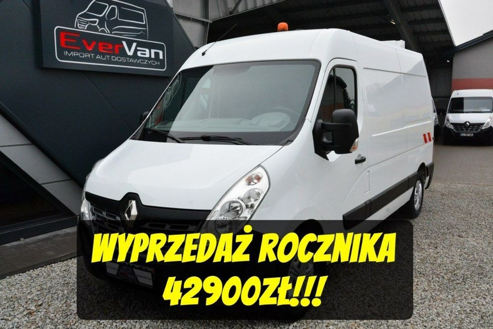 Renault Master  sredniak L2H2 3 osobowy pełna opcja