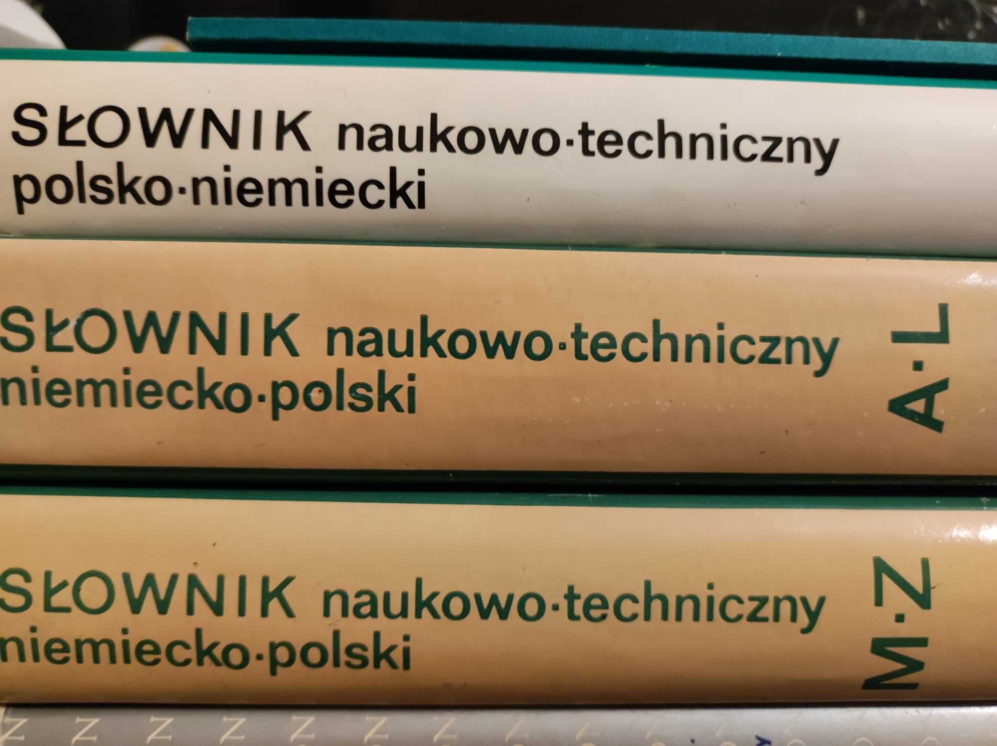 Słownik naukowo - techniczny polsko - niemiecki i niemiecko - polski
