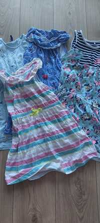 Paka ubrań sukienki dziewczynka sukienka lato pepco  122