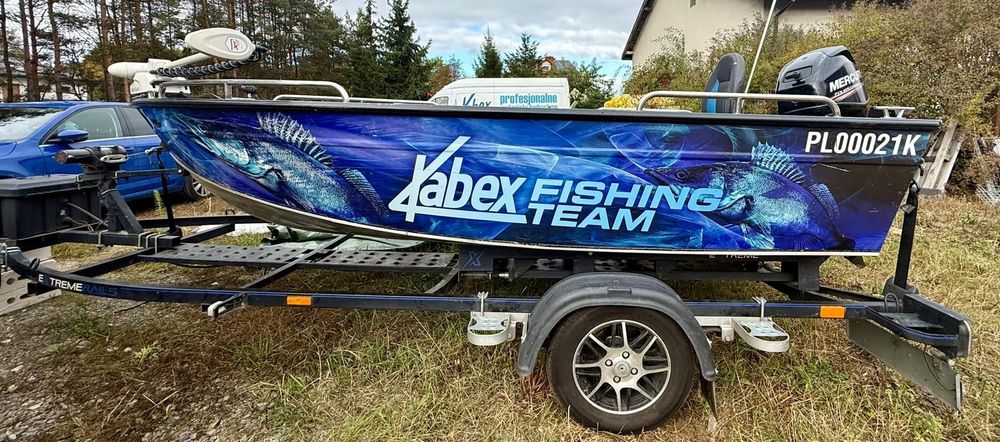 Łódź wędkarska Tangiri Ortis 400 + przyczepa Extreme