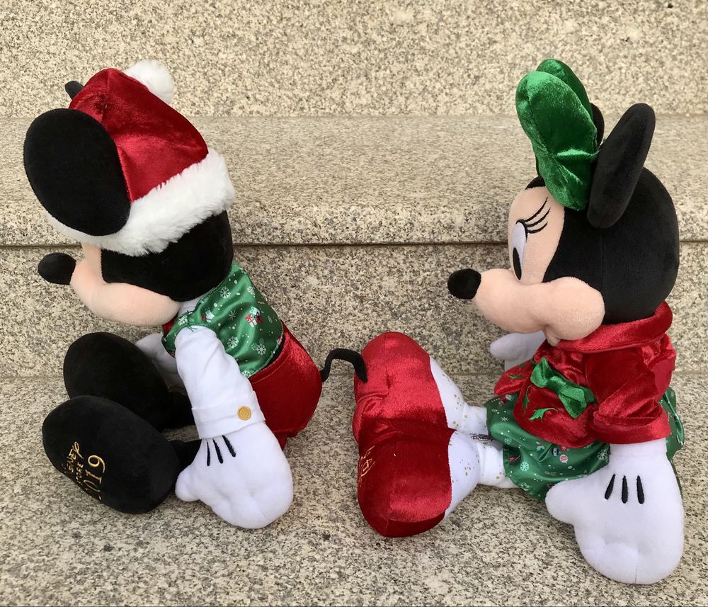 Peluches de coleção da Disney - Natal de 2019