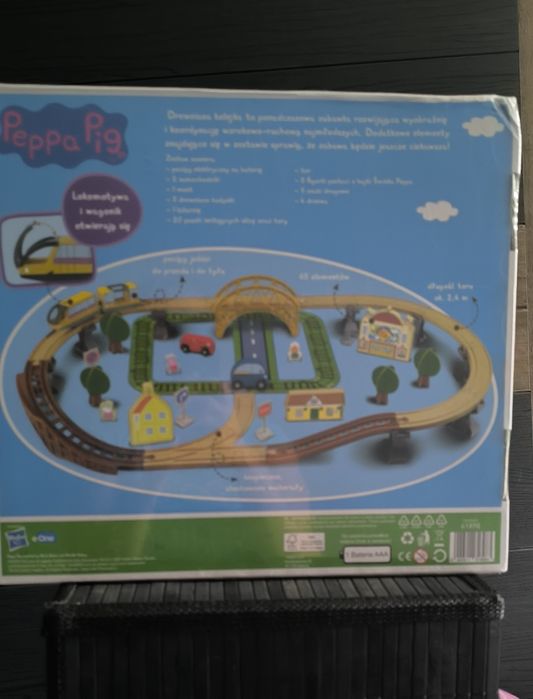 Drewniana kolejka Peppa Pig