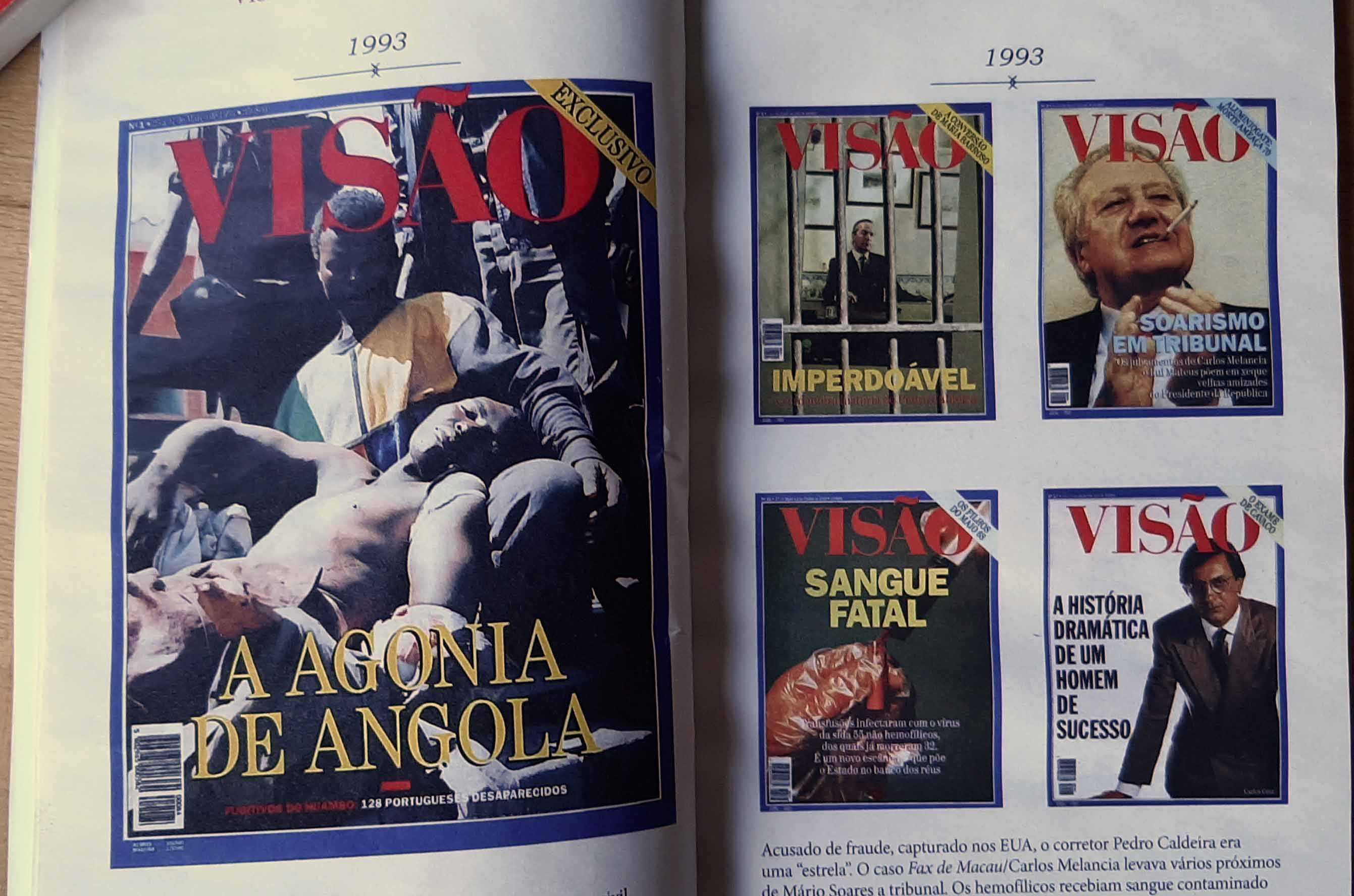 Revista Visão-Capas de 1993 a 2018