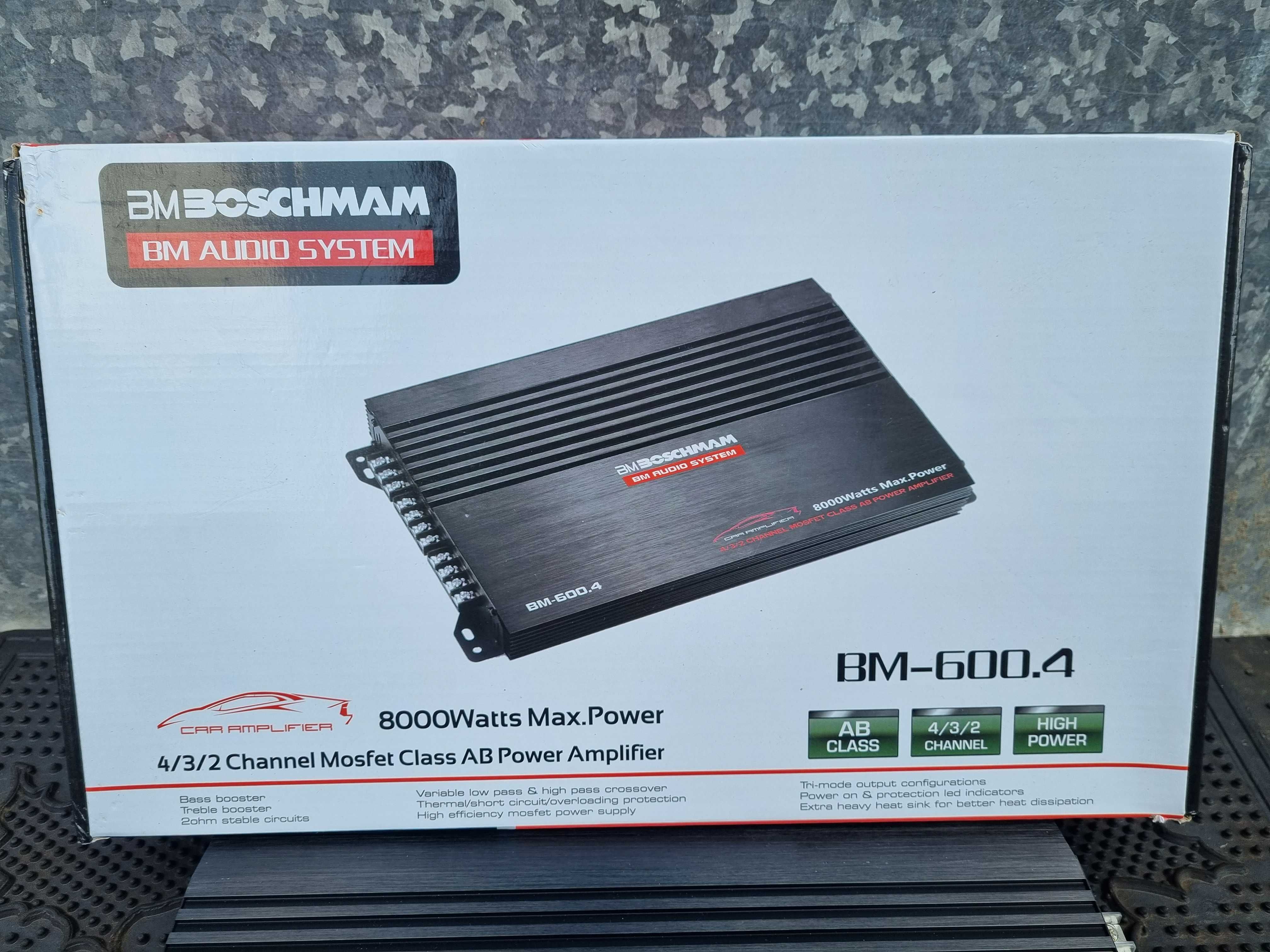 Підсилювач звуку автомобільний boschmann bm 600