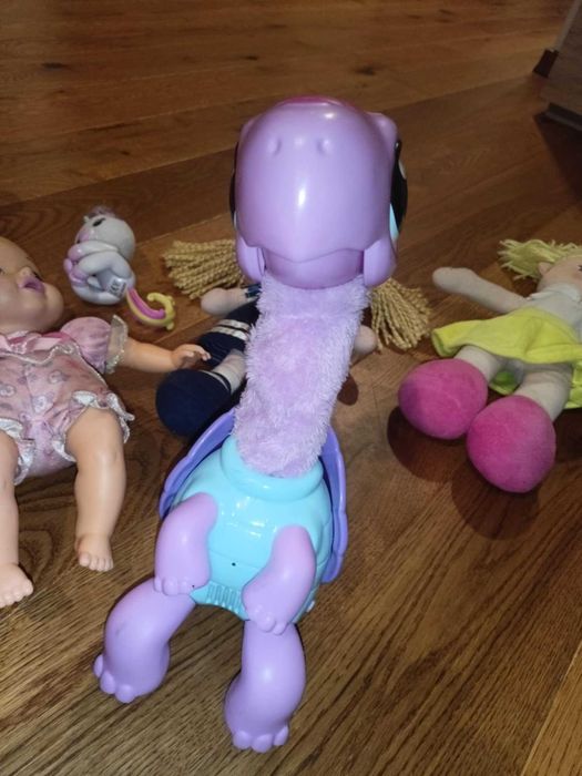 Zestaw 12 zabawek: Żółwingo, Playdoh, Fingerling Unicorn...