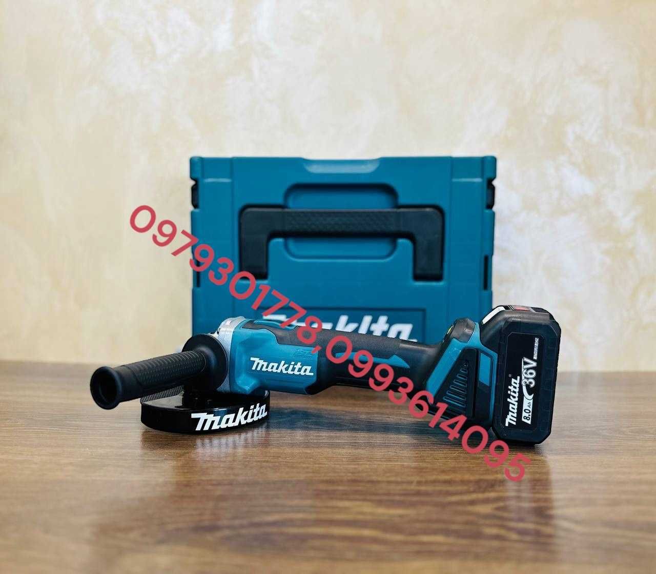 Акумуляторний Набор Makita 2/1 Болгарка DGA 504 + Шуруповерт DDF484