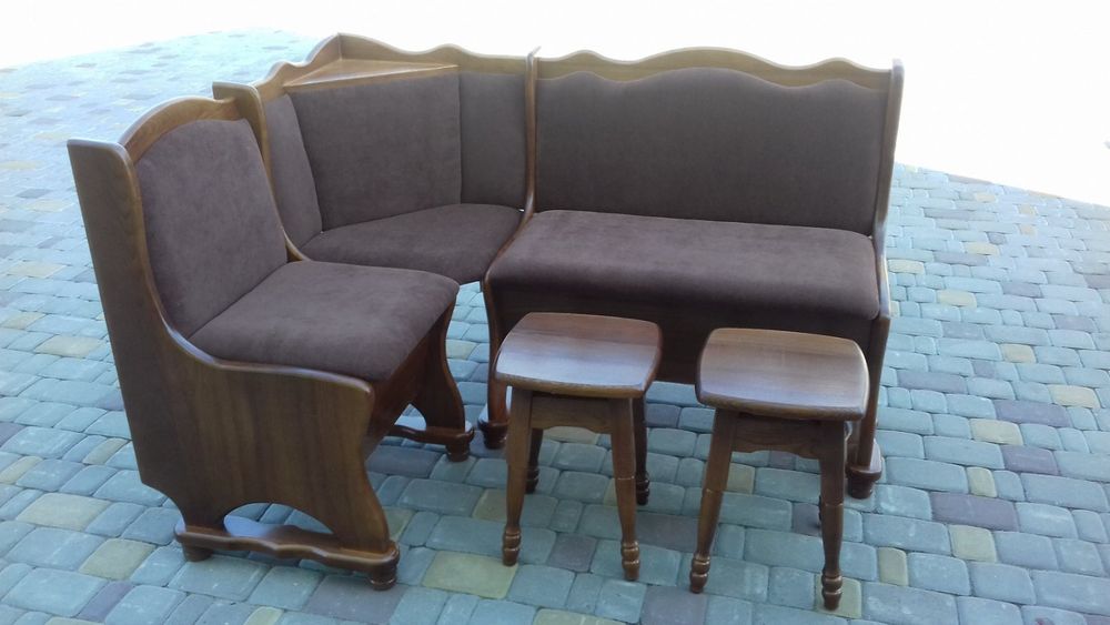 Кухонні куточки з натуральної деревини від виробника!