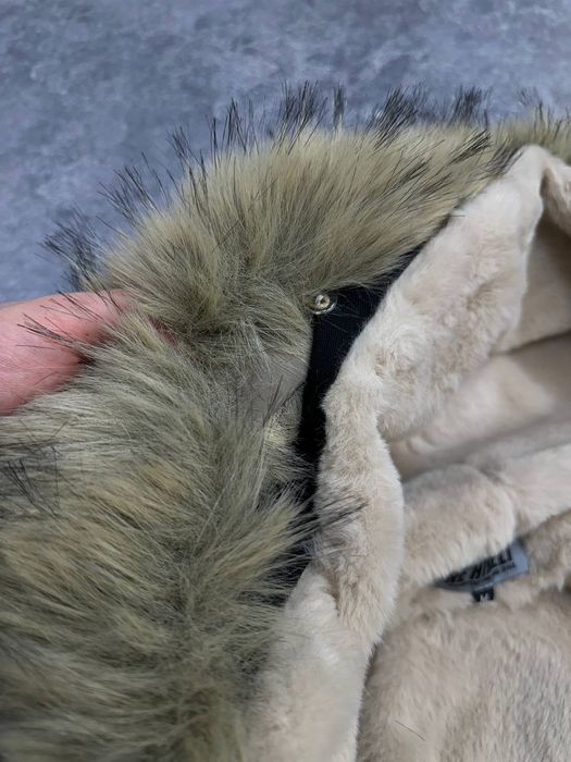 Аляска куртка бомбер чорний пуховик курточка чорна opium archive fur M