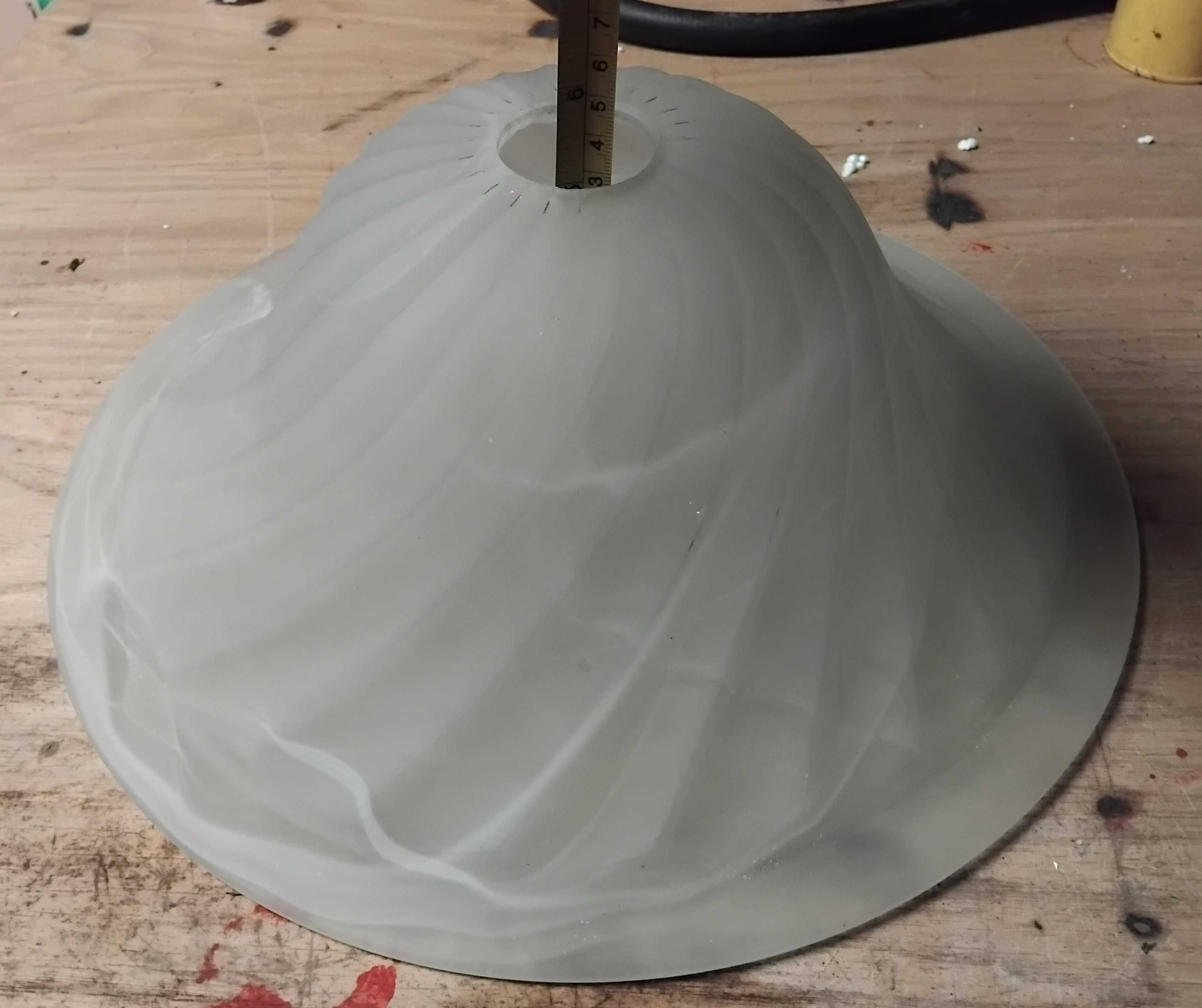 Duży szklany klosz lampy wiszącej lub podłogowej E27 Cameroom 35cm