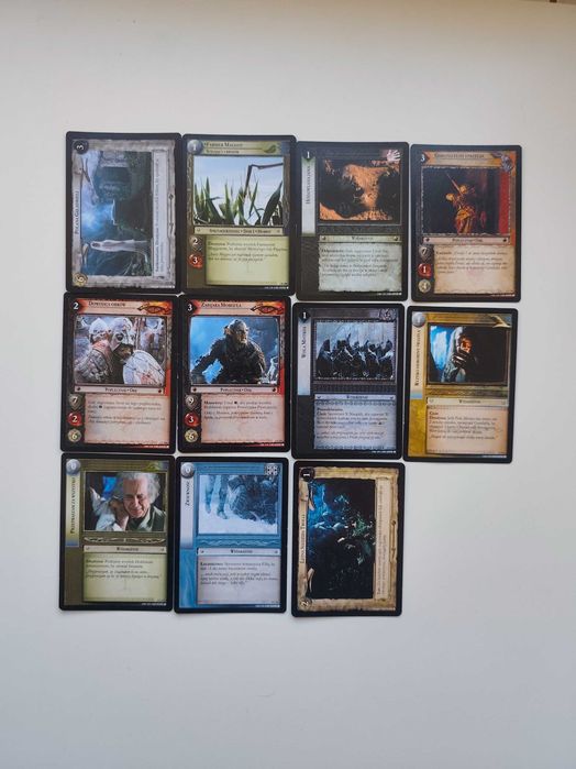 Władca Piercieni karty 11 szt (The Lord of The Rings Trading card game
