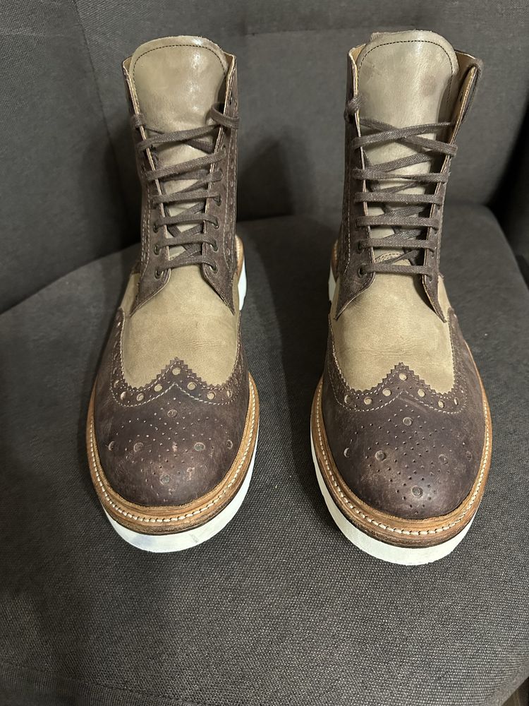 Grenson ботинки броги мужские 46