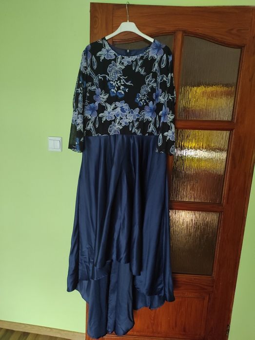 Sukienka asymetryczna maxi 3xl