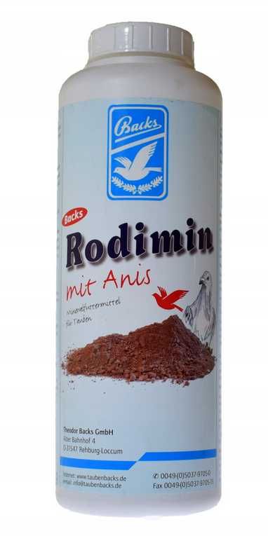 Dla Gołębi RODIMIN Dodatek Mineralny z Anyżem 1kg Okres Lęgowy