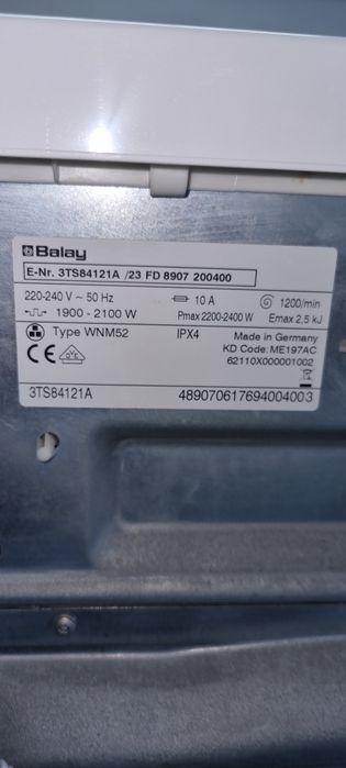 Máquina de Lavar Roupa  Balay com garantia!