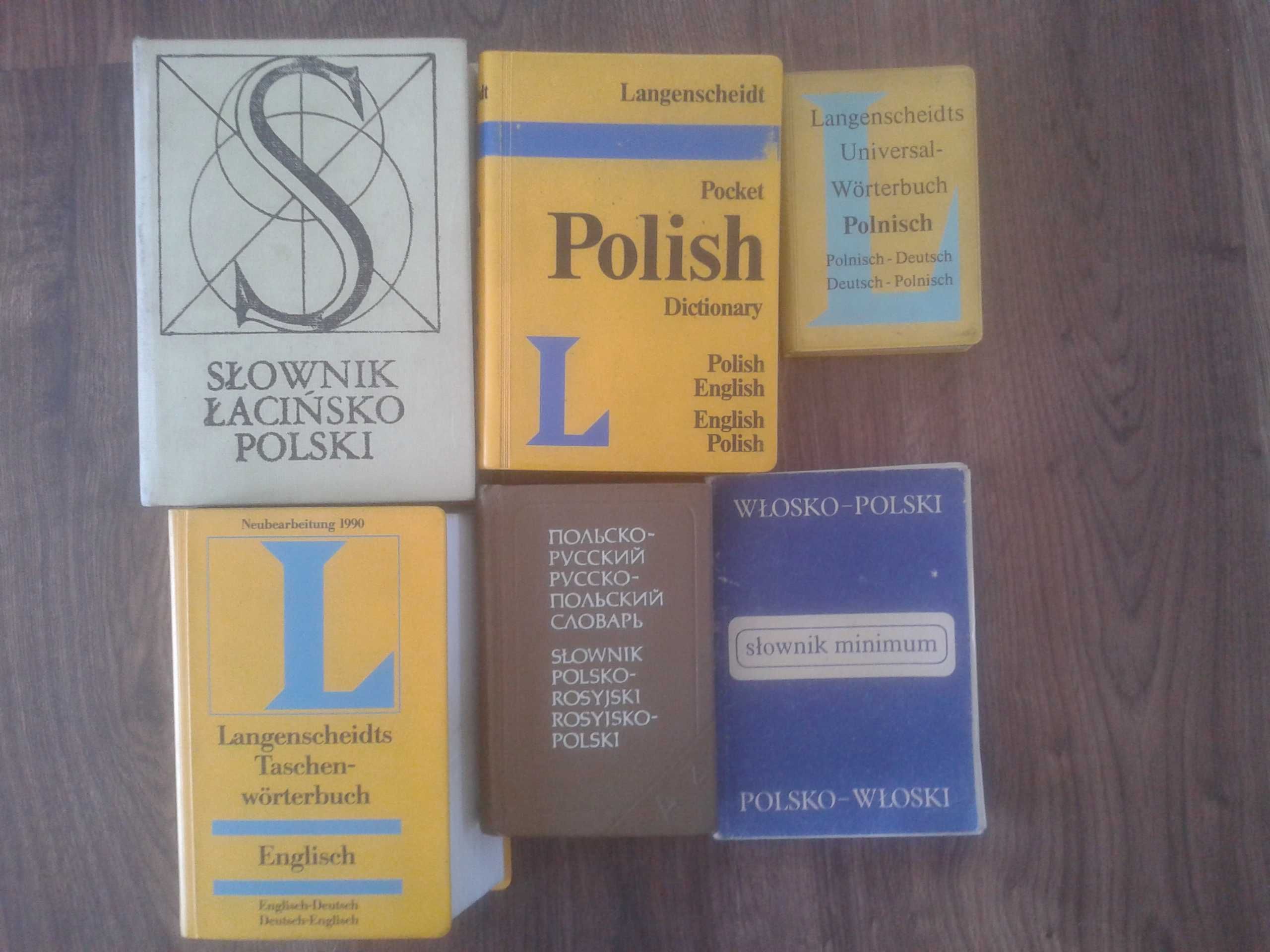 Słowniki Dictionaries