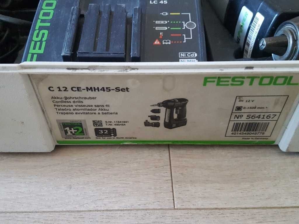 Festool T15+3 wkrętarka 2018 5.2Ah,Festool C12