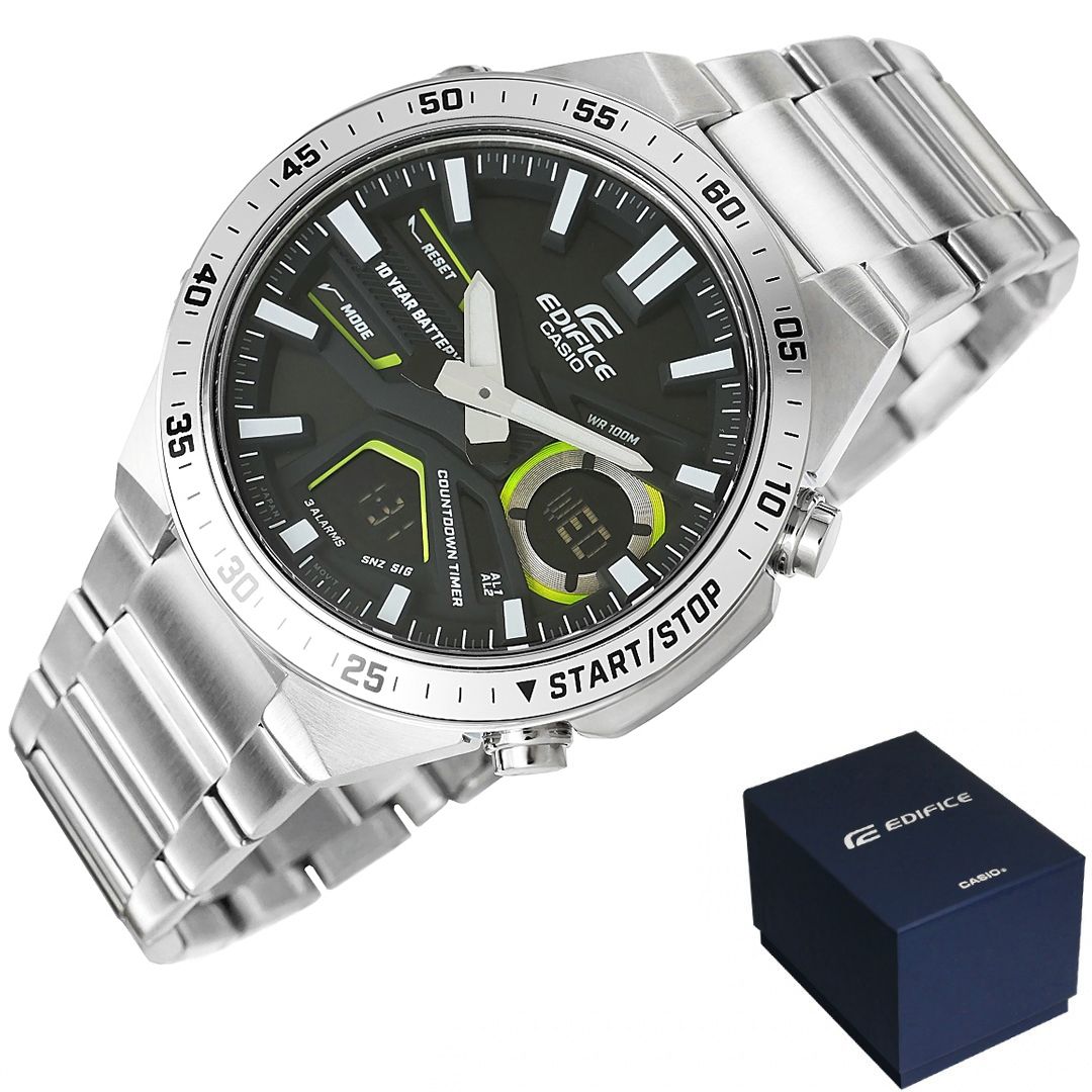 zegarek męski casio edifice efv-c110d-1a3vef 10 bar + box