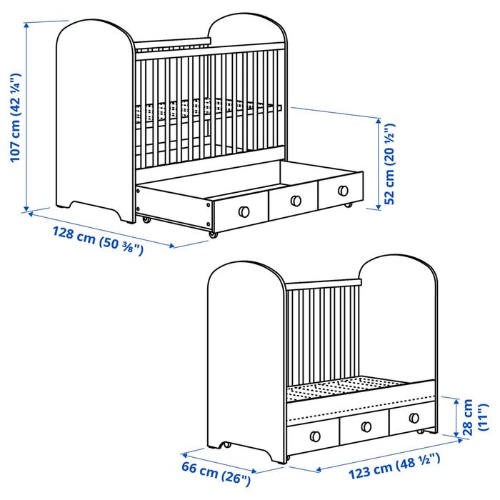 Berço Gonatt com colchão