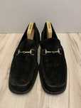 Loake skórzane mokasyny męskie skóra zamsz 43