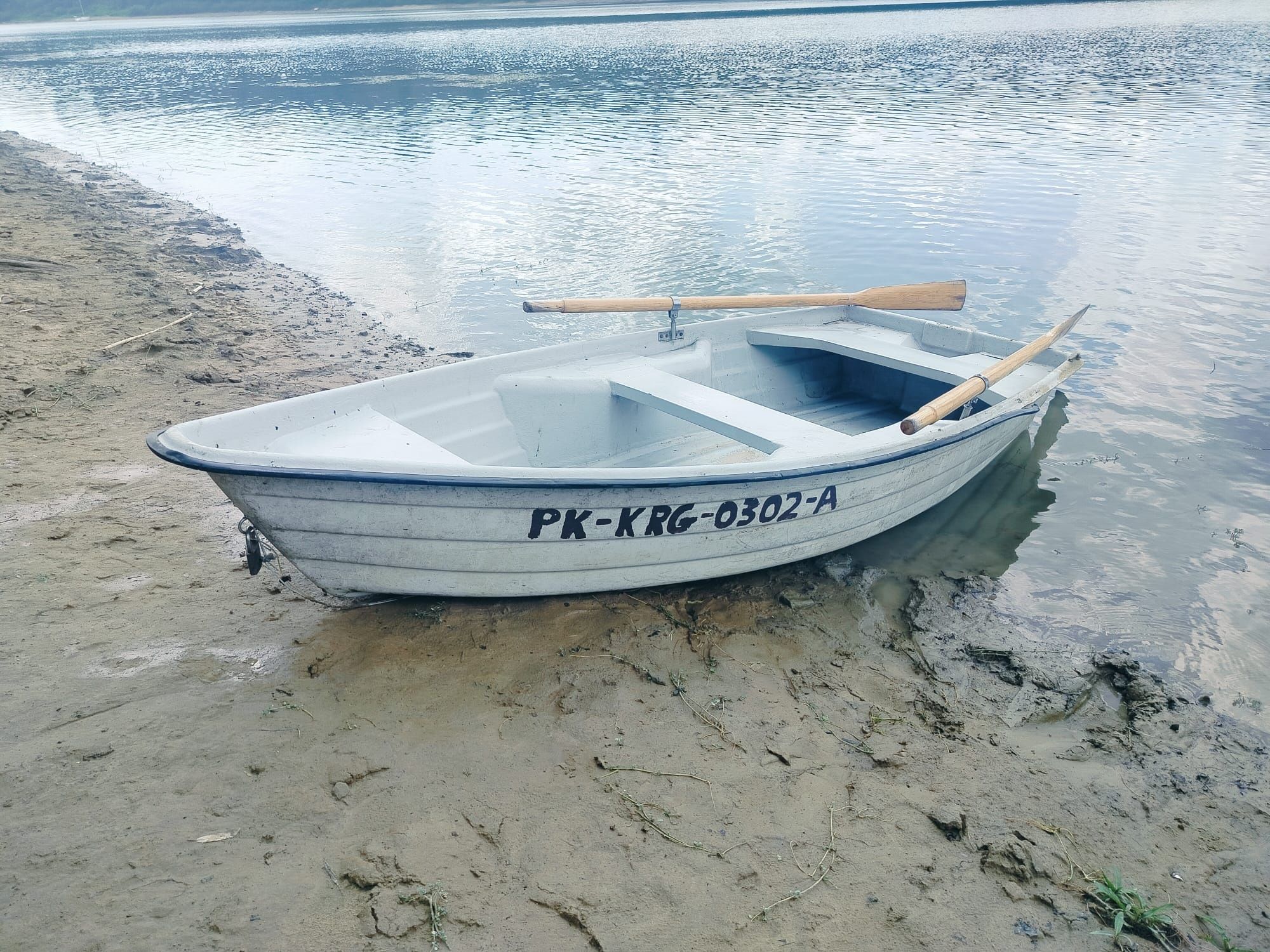 Łódka Wędkarska Wiosłowa