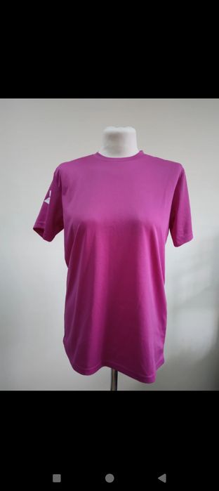 Sportowa różowy t-shirt damskie rozm s 36