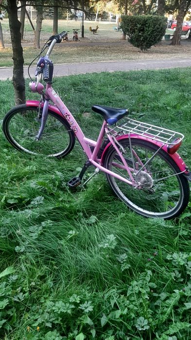 Rower dla dziewczynki różowy 24"